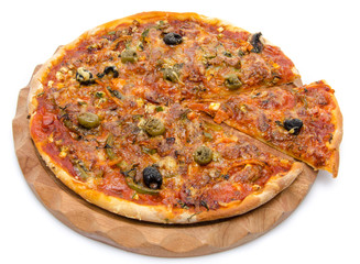 Tasty home made pizza