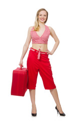 Young woman preparing for summer vacation