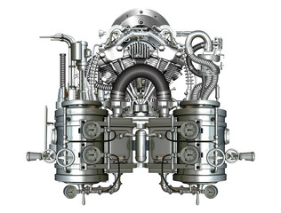 two-cylinder engine