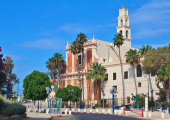 Fototapeta na wymiar Tel Aviv,Jaffa. St. Peter church