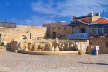 Tel Aviv Jaffa. Fountain of zodiac signs