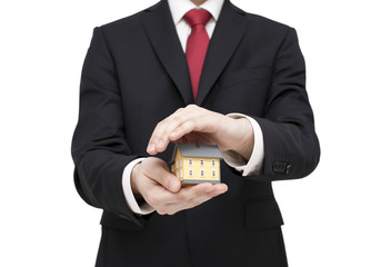 Protect Your House. Clipping path included.