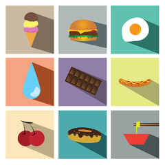 icon set vector illustration eps10