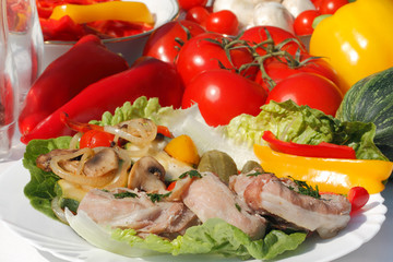 Schweinemedaillons im Speckmantel