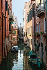 Fototapeta na wymiar Deatil old architecture in Venice