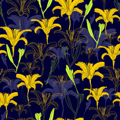 Floral seamless pattern