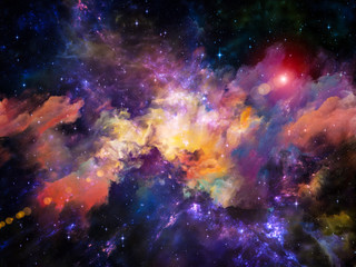 Obraz na płótnie Canvas Nebula Backdrop