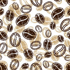 seamless coffee pattern