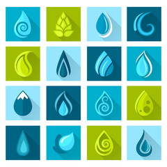 Water Drops Icons