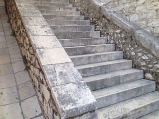 old stairs in Sibenik