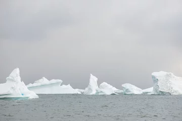 Crédence de cuisine en verre imprimé Cercle polaire Beautiful icebergs