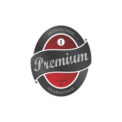 retro label sticker