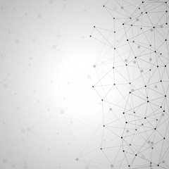 Gray background vector, illustration for communication