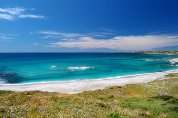 Beautiful landscape of the coast of Sardinia