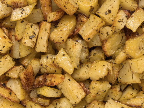 herb baked potato