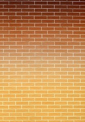 red brick wall as background or texture