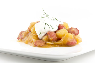 Hungarian Hotdog Stew