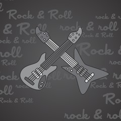 rock and roll guitar theme