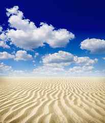 Plakat sand desert landscape