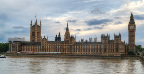 Fototapeta na wymiar Big Ben and the Parliament HDR