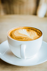 Latte coffee