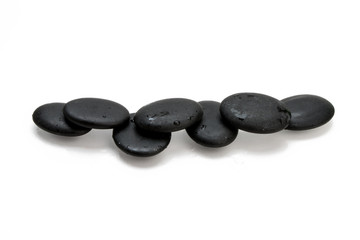 black pebbles
