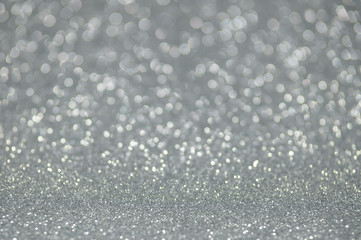 defocused abstract silver lights background