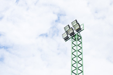 Obraz premium Sport light with sky