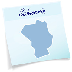 Schwerin als Notizzettel