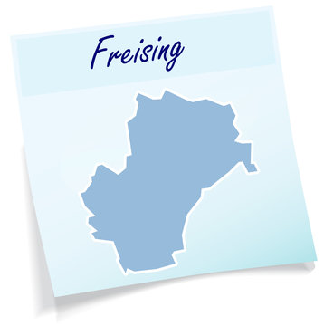 Freising als Notizzettel