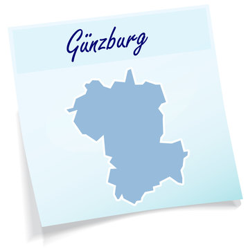 Guenzburg als Notizzettel