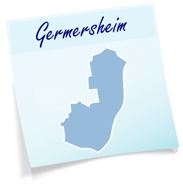 Germersheim als Notizzettel