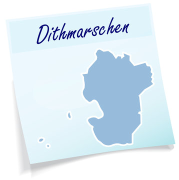 Dithmarschen als Notizzettel