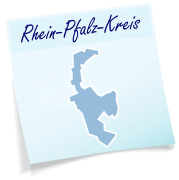 Rhein-Pfalz als Notizzettel