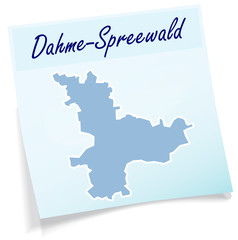 Dahme-Spreewald als Notizzettel