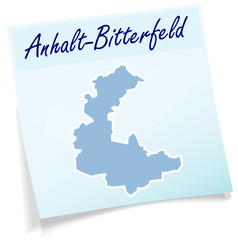 Anhalt-Bitterfeld als Notizzettel