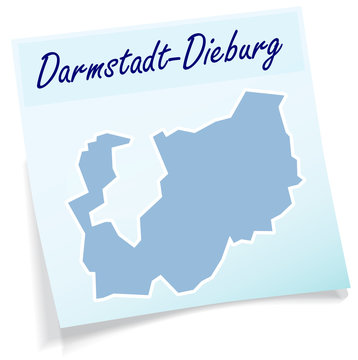 Darmstadt-Dieburg als Notizzettel