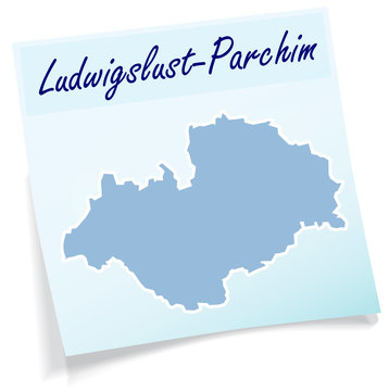 Ludwigslust-Parchim als Notizzettel
