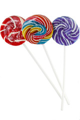 Colorful spiral lollipop