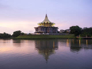 Fototapeta na wymiar Architectural Landmark in Kuching, Malaysia