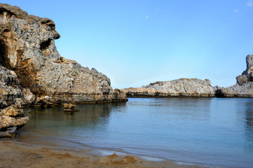 Fototapeta na wymiar St Paul Bay, Rhodes, Greece