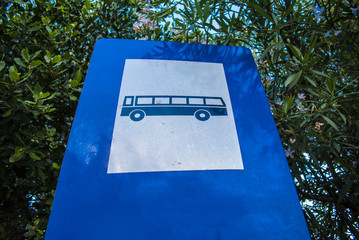Busstop sign