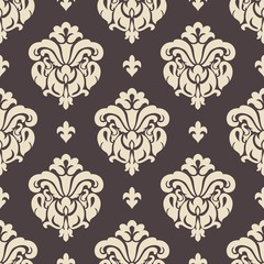 Damask seamless background