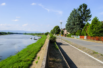 Fototapeta na wymiar River Sava in Bosnia