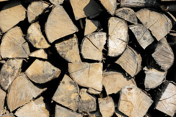 Holzscheite © Klaus Eppele