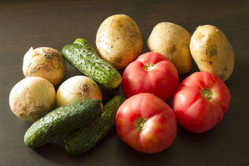 Vegetables close up for healthy nutrition