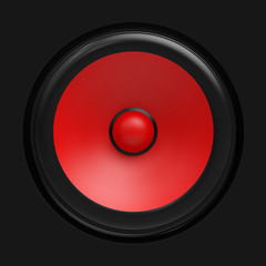 Big red speaker © styleuneed