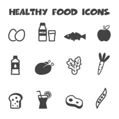 healthy food icons