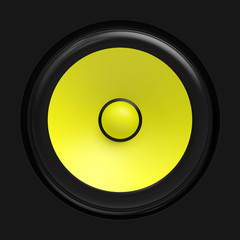 Big yellow speaker © styleuneed