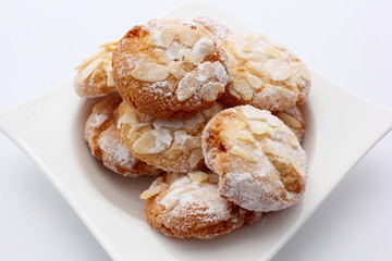 pâre sablée et amandes